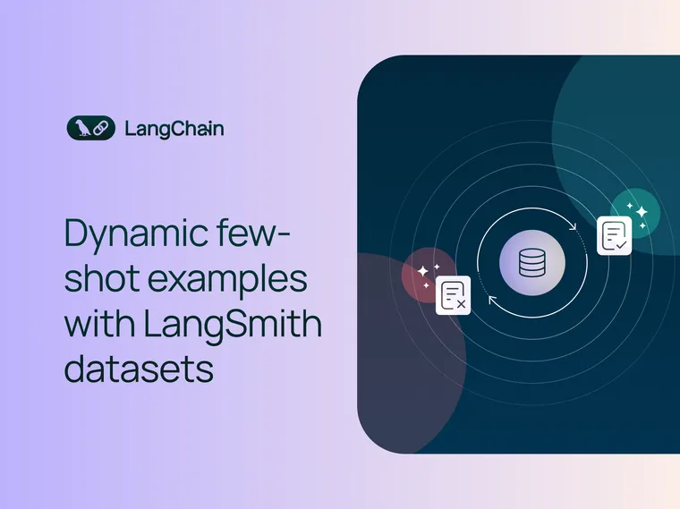 Dynamic few-shot examples with LangSmith datasets